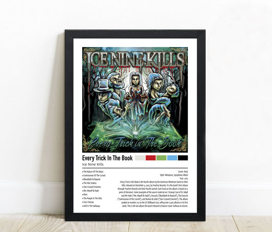 Ice Nine Kills | Every Trick In The Book | Custom Album Cover Poster Print