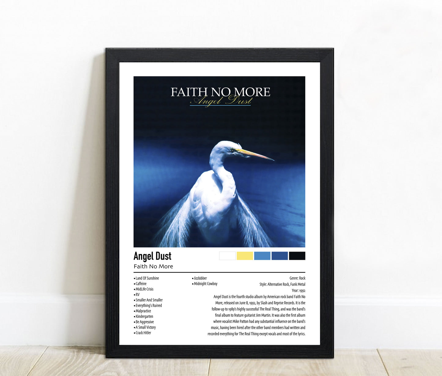 Faith No More | Angel Dust | Custom Album Cover Poster Print