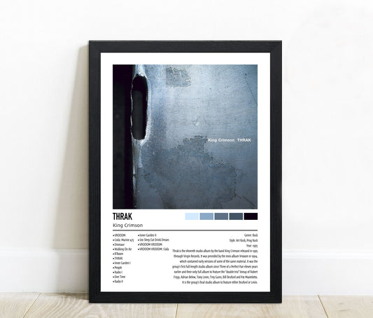 King Crimson | THRAK | Custom Album Cover Poster Print