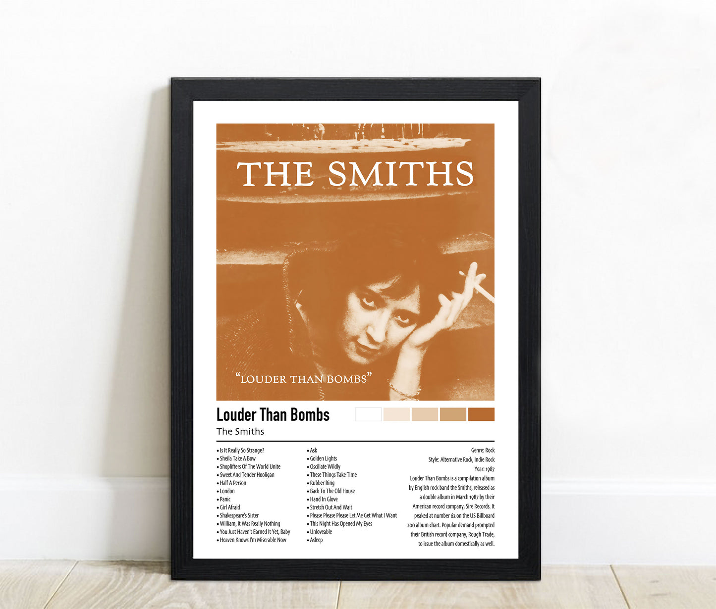 The Smiths | Louder Than Bombs | Custom Album Cover Poster Print