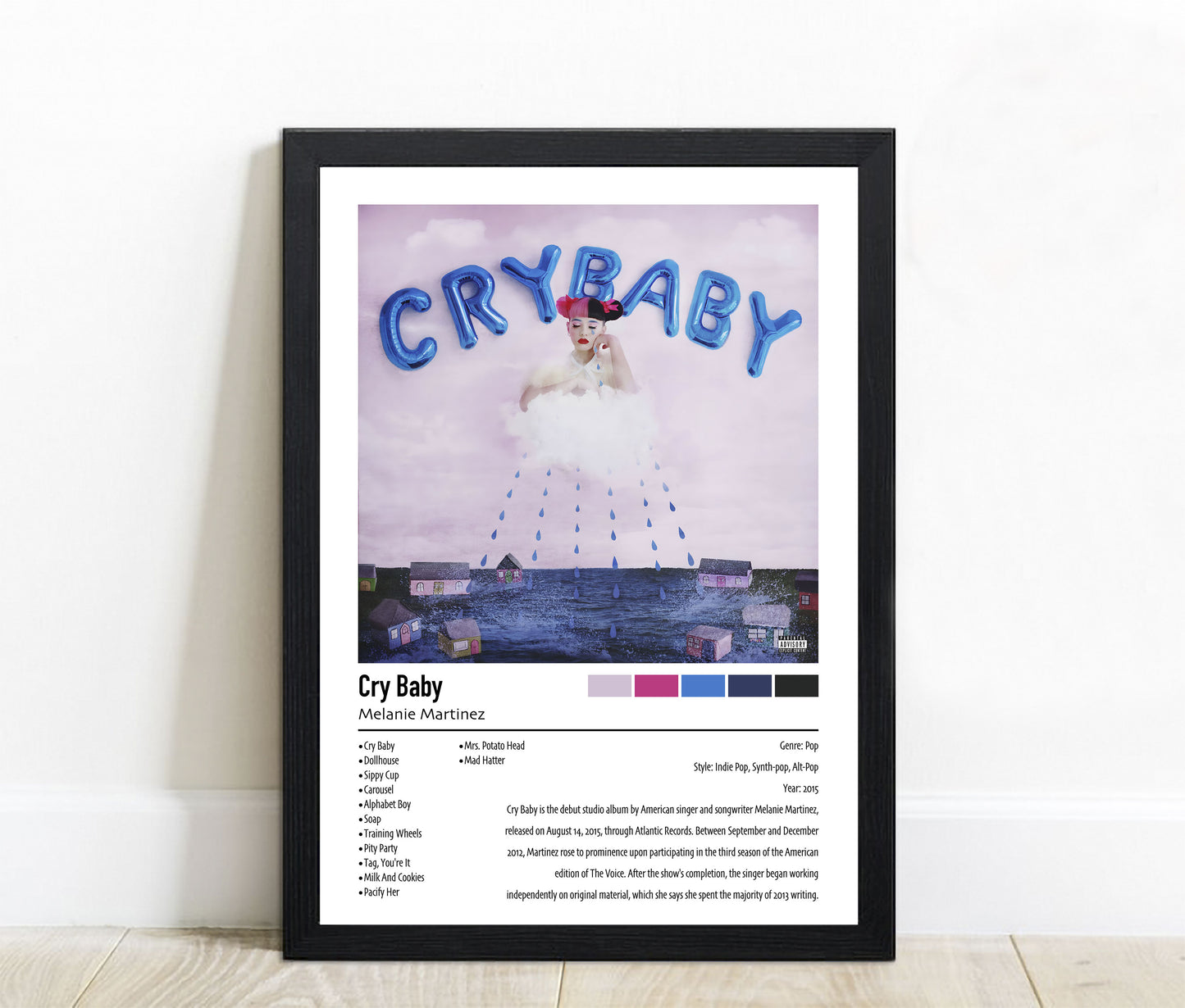 Melanie Martinez | Cry Baby | Custom Album Cover Poster Print
