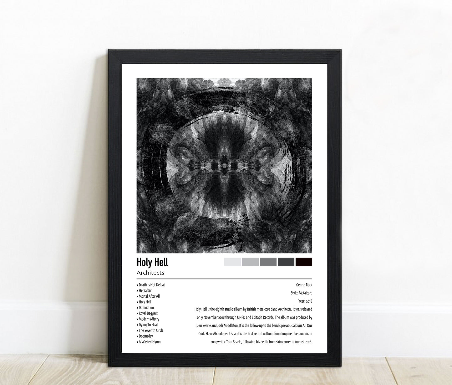 Architects | Holy Hell | Custom Album Cover Poster Print