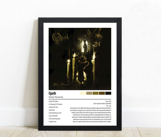 Ghost Reveries | Opeth | Custom Album Cover Poster Print