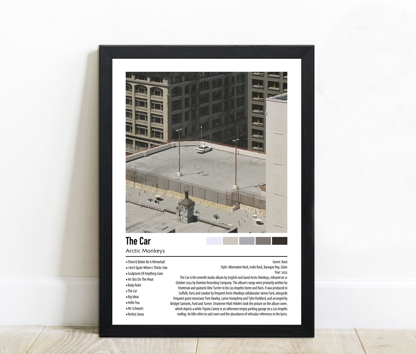 Arctic Monkeys | The Car | Custom Album Cover Poster Print