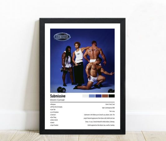 Destin Conrad | Submissive | Custom Album Cover Poster Print