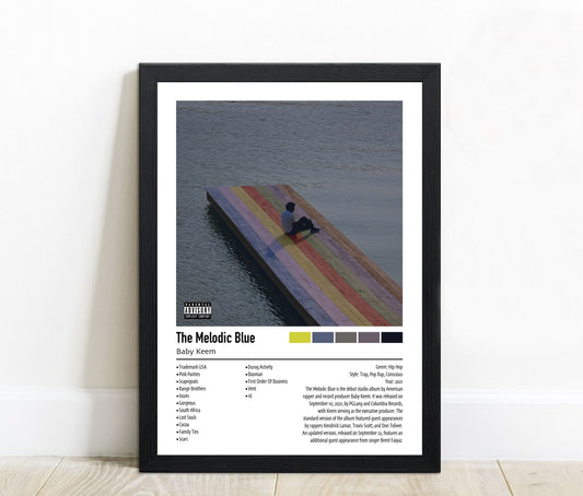 Baby Keem | The Melodic Blue | Custom Album Cover Poster Print