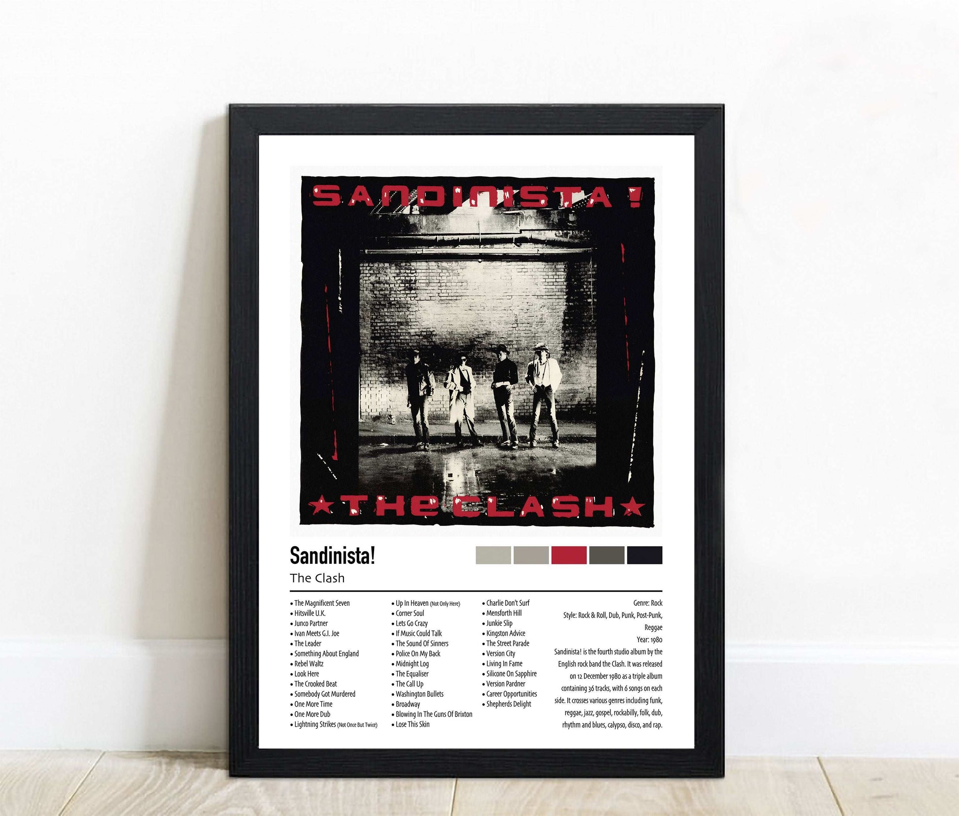 The Clash | Sandinista! | Custom Album Cover Poster Print