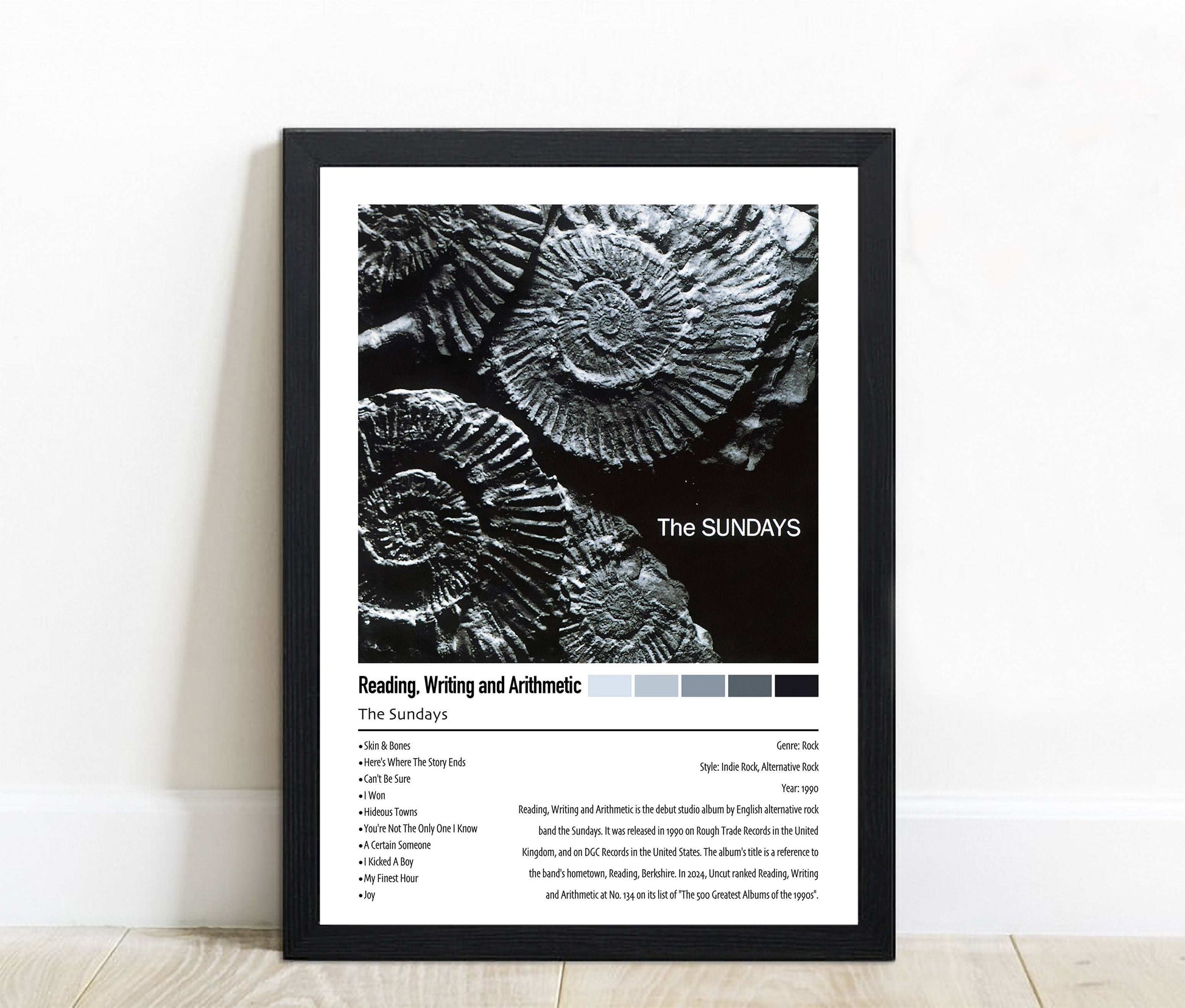 The Sundays | Reading, Writing and Arithmetic | Custom Album Cover Poster Print