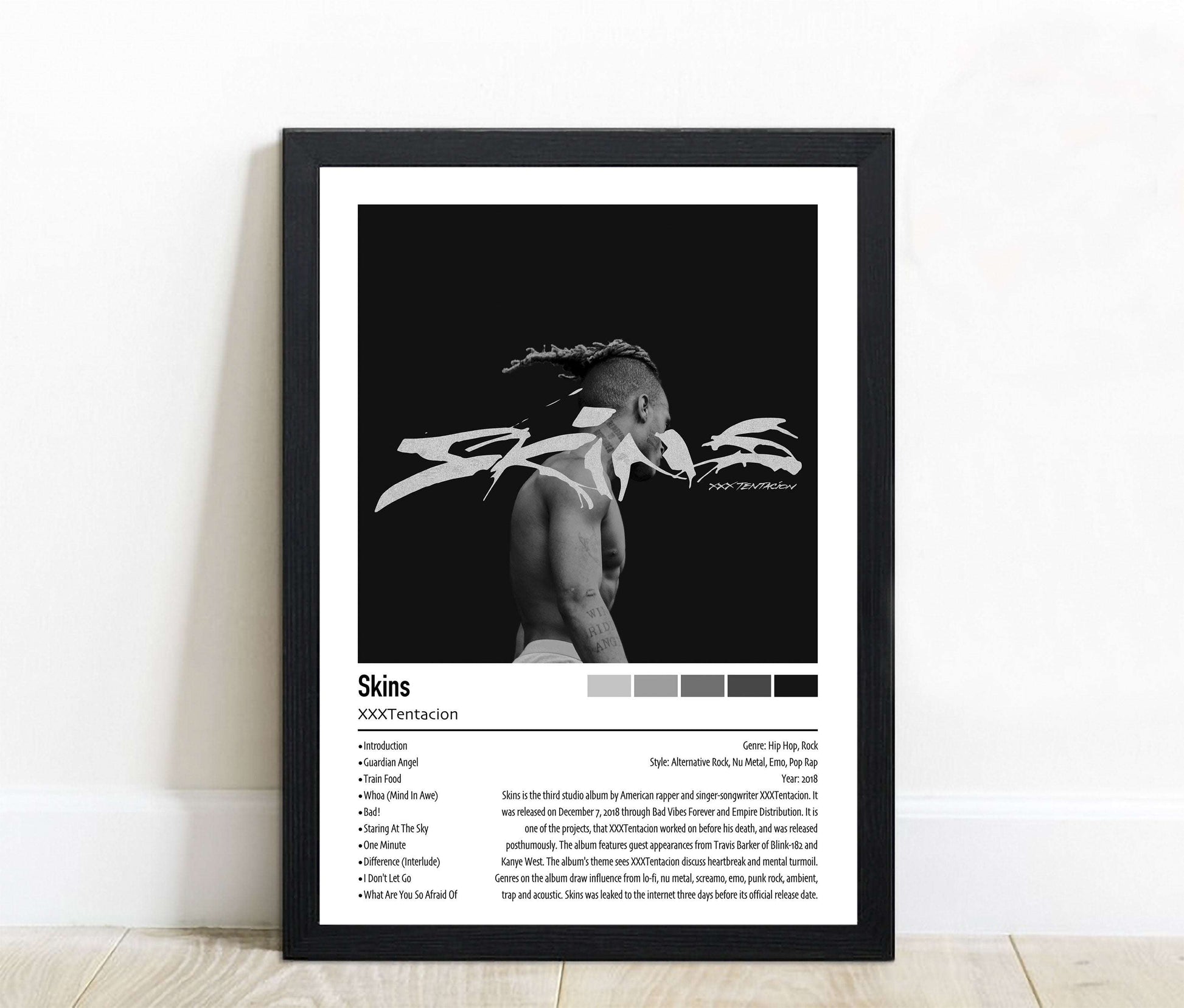 XXXTentacion | Skins | Custom Album Cover Poster Print