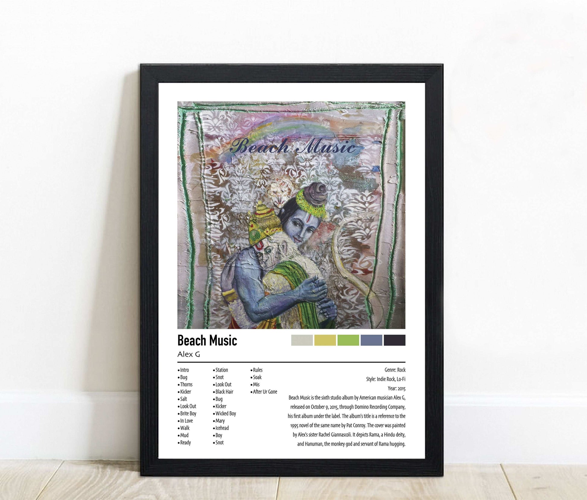 Alex G | Beach Music | Custom Album Cover Poster Print