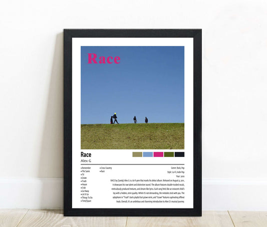 Alex G | Race | Custom Album Cover Poster Print