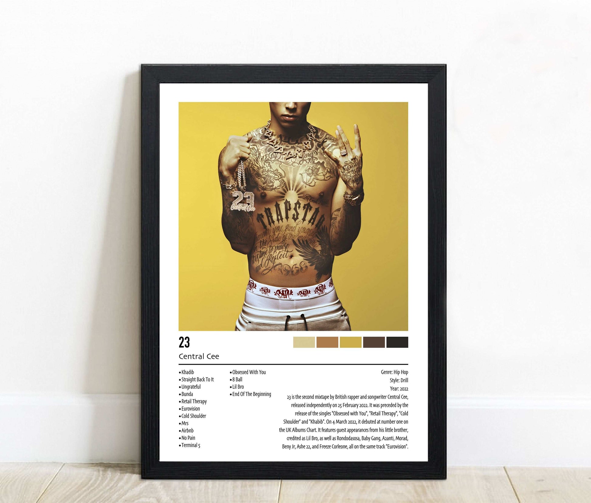 Central Cee | 23 | Custom Album Cover Poster Print