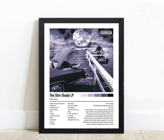 Eminem | The Slim Shady LP | Custom Album Cover Poster Print