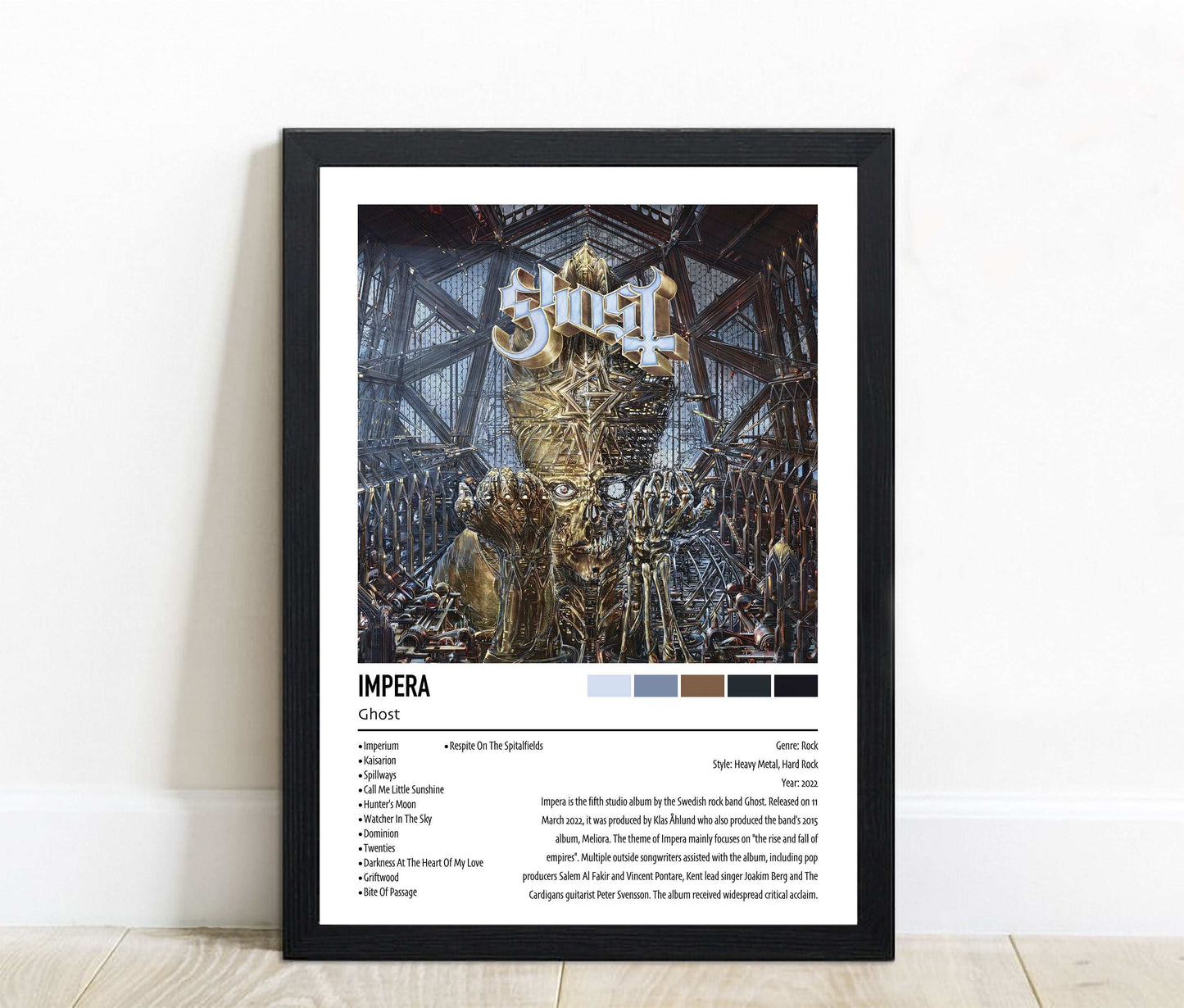 Ghost | IMPERA | Custom Album Cover Poster Print