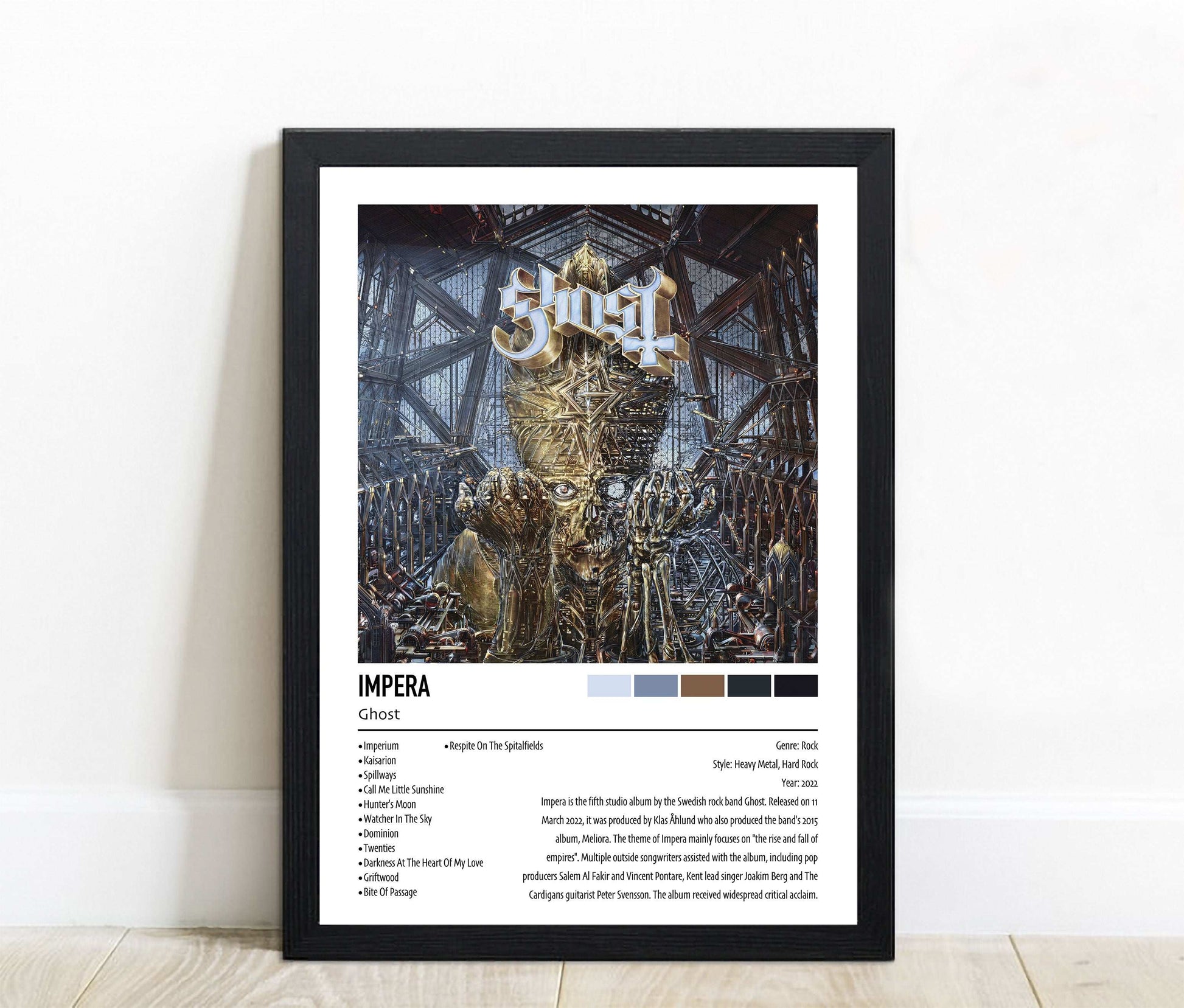Ghost | IMPERA | Custom Album Cover Poster Print