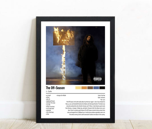 J. Cole | The Off-Season | Custom Album Cover Poster Print