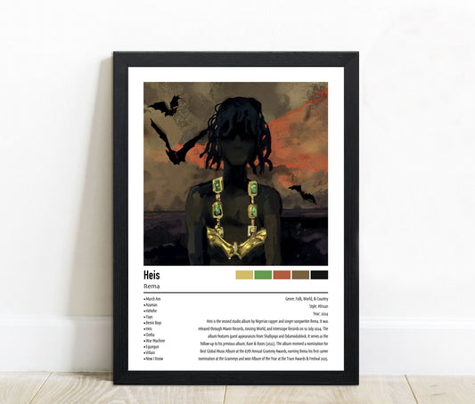 Rena | Heis | Custom Album Cover Poster Print