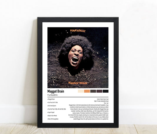 Funkadelic | Maggot Brain | Custom Album Cover Poster Print