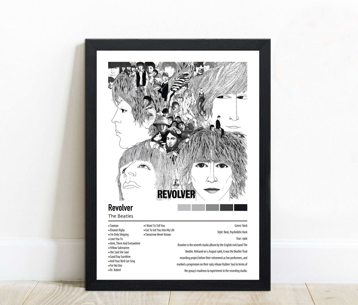 The Beatles | Revolver | Custom Album Cover Poster Print