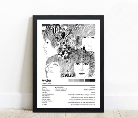The Beatles | Revolver | Custom Album Cover Poster Print