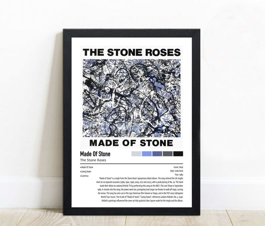 The Stone Roses | Made Of Stone | Custom Album Cover Poster Print