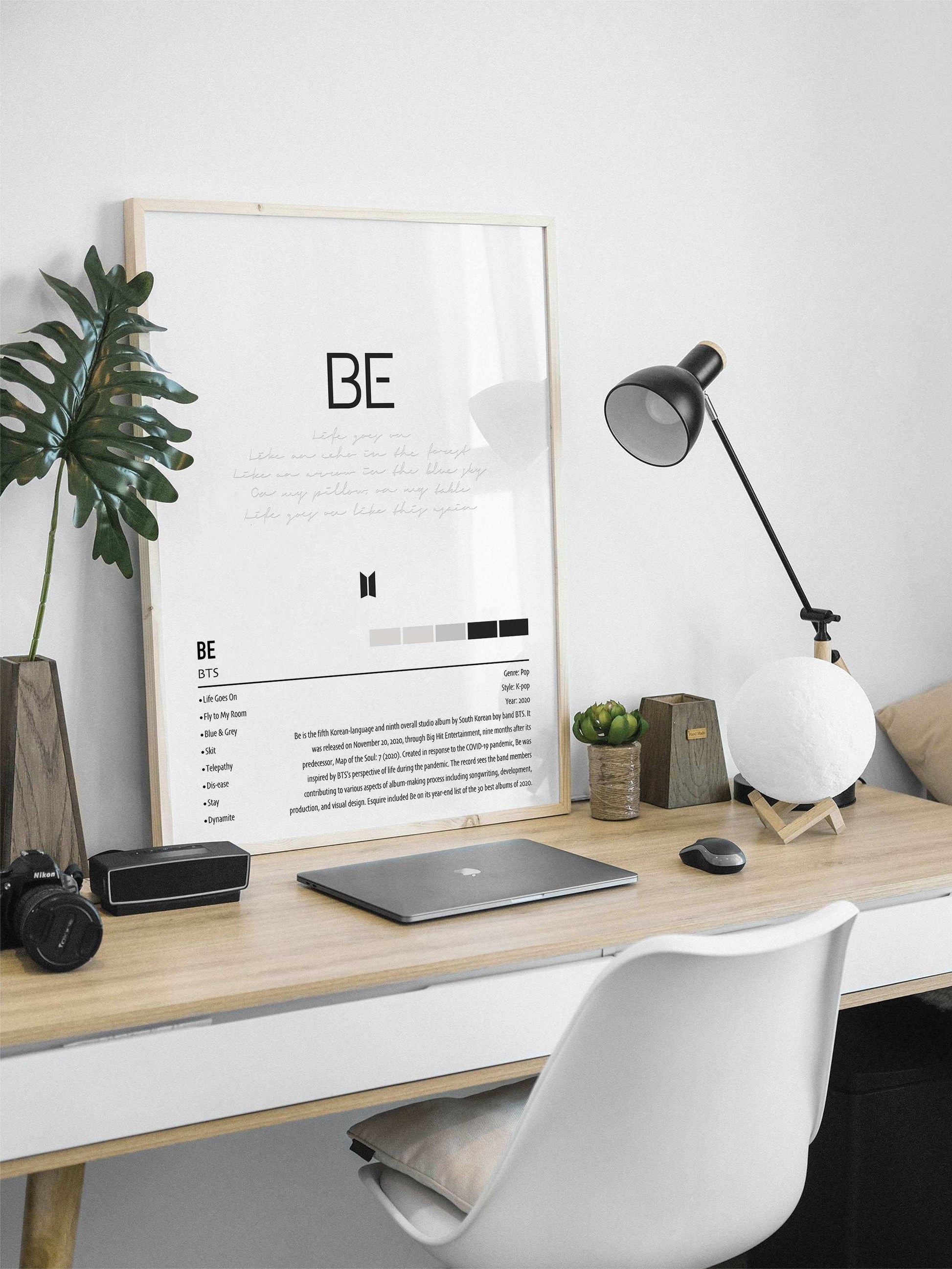 BTS | BE | Custom Album Cover Poster Print