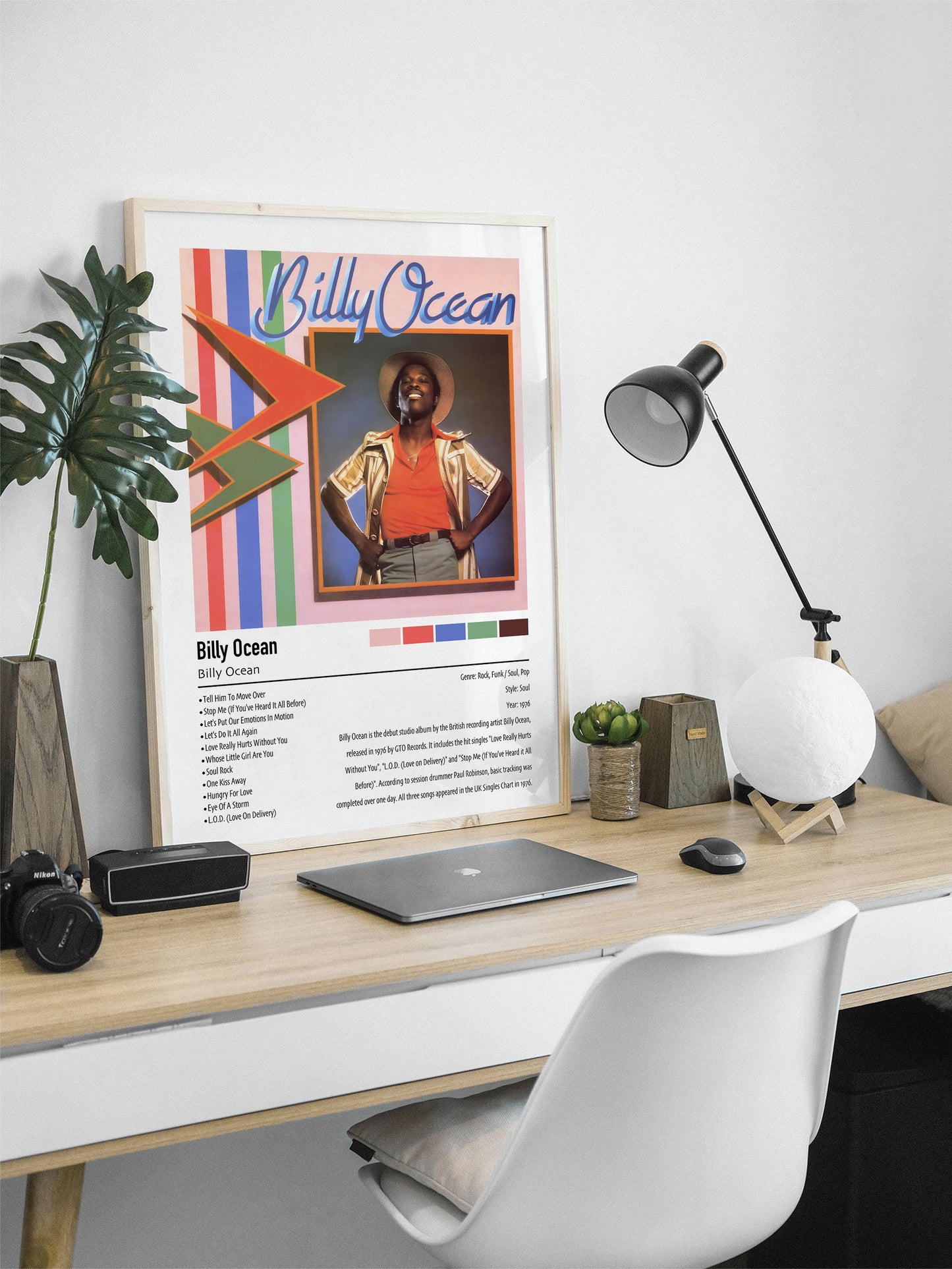 Billy Ocean | Billy Ocean | Custom Album Cover Poster Print