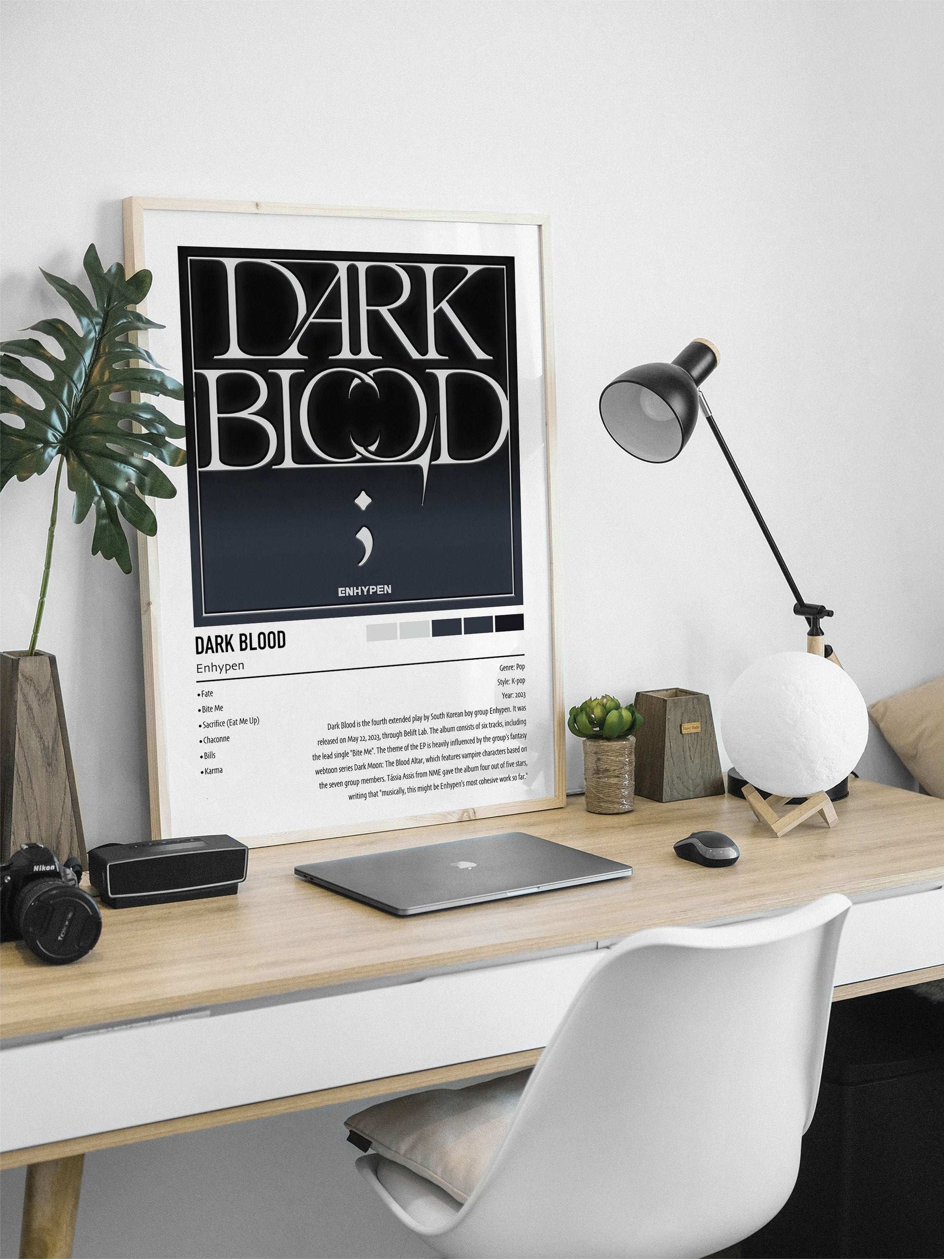 Enyhpen | DARK BLOOD | Custom Album Cover Poster Print