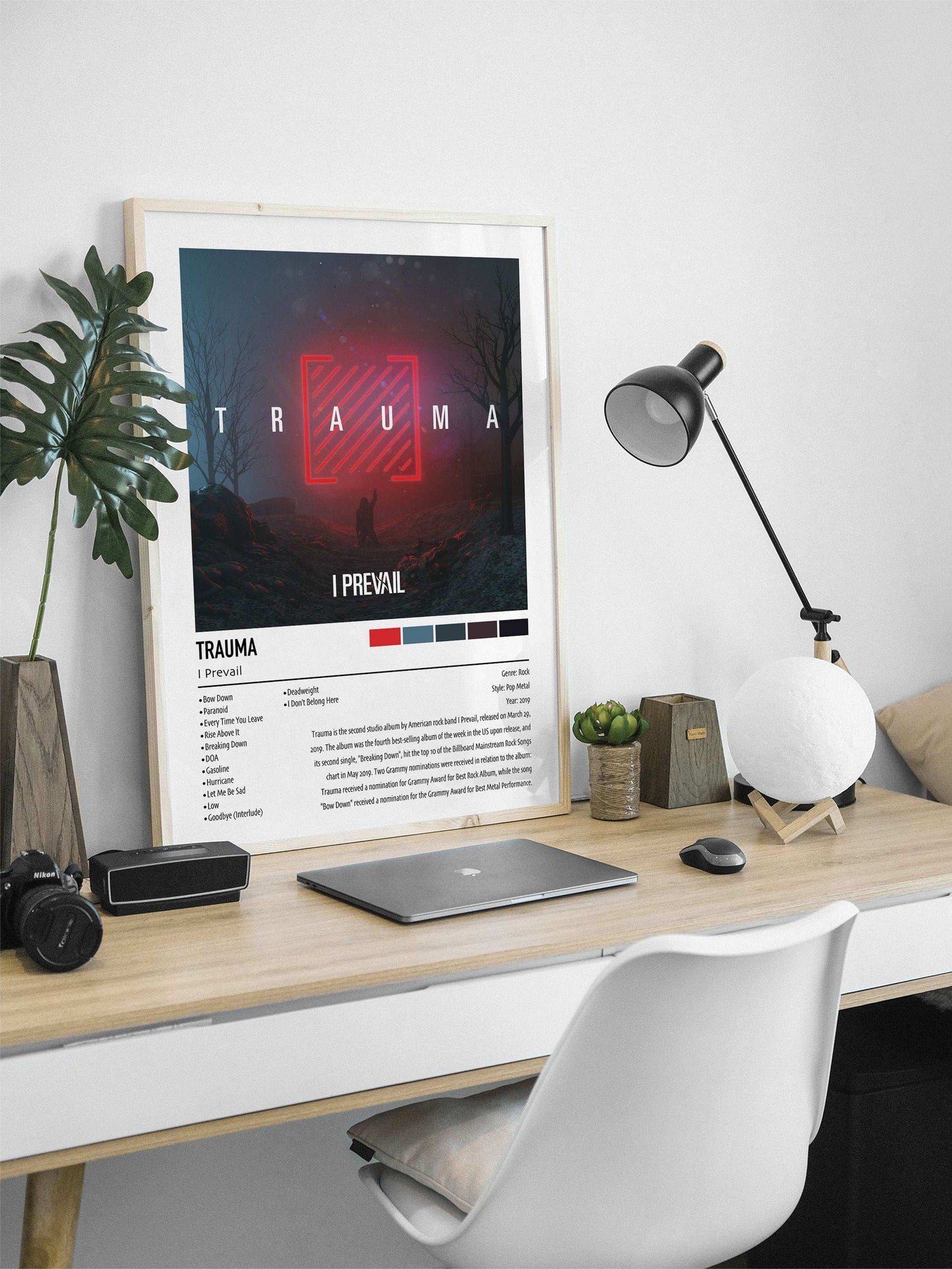 I Prevail | TRAUMA | Custom Album Cover Poster Print