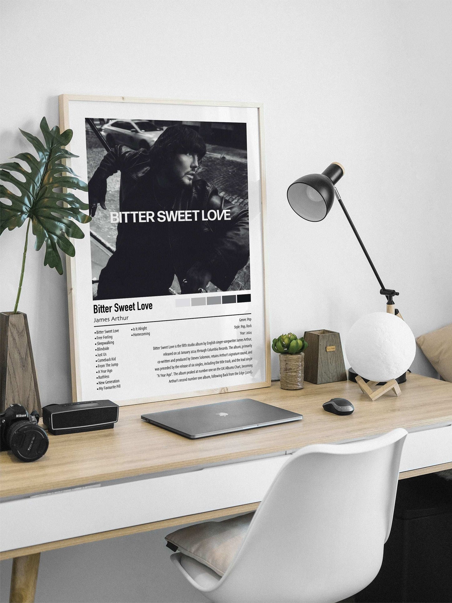 James Arthur | Bitter Sweet Love | Custom Album Cover Poster Print