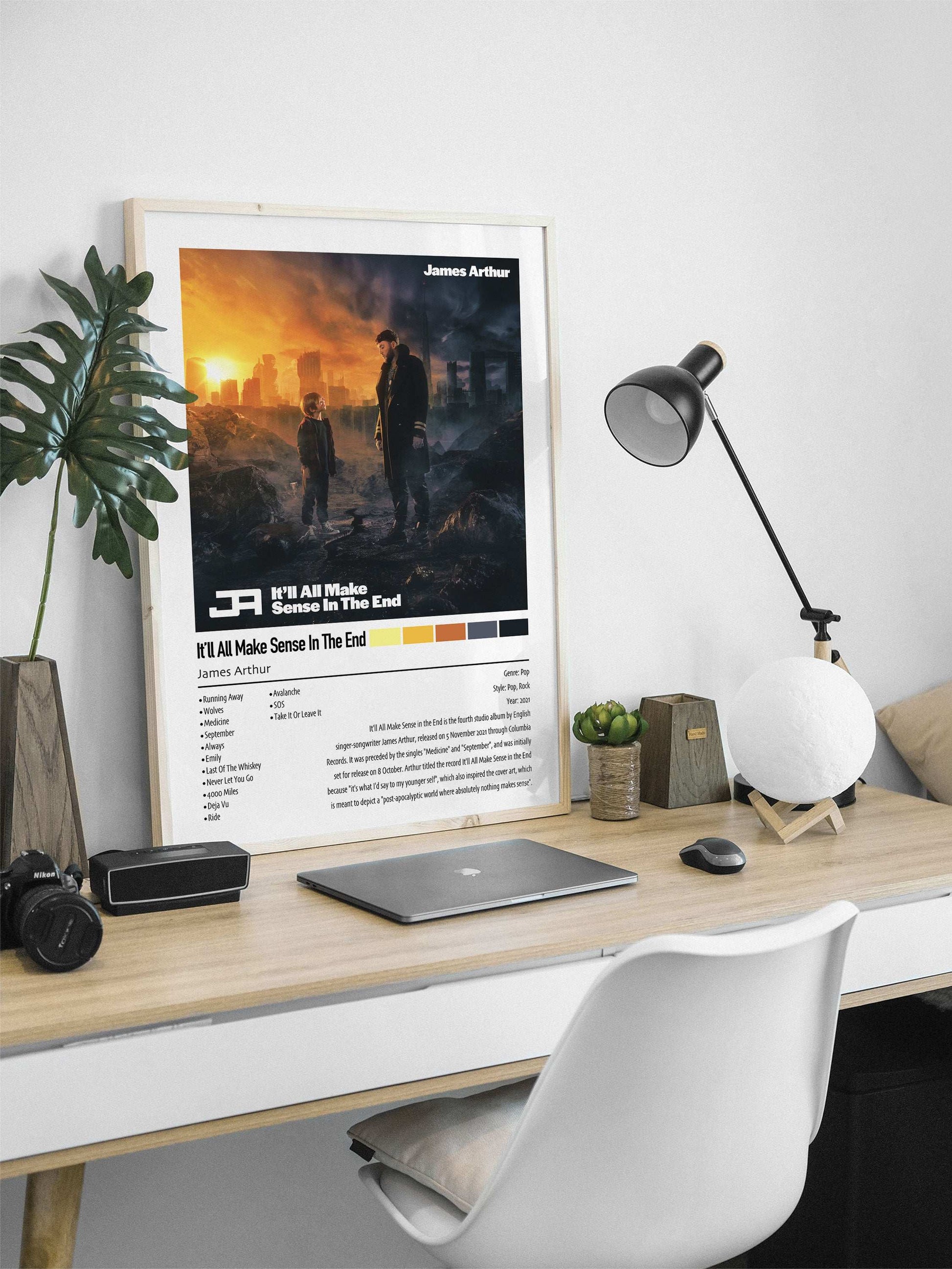 James Arthur | It'll All Make Sense In The End | Custom Album Cover Poster Print