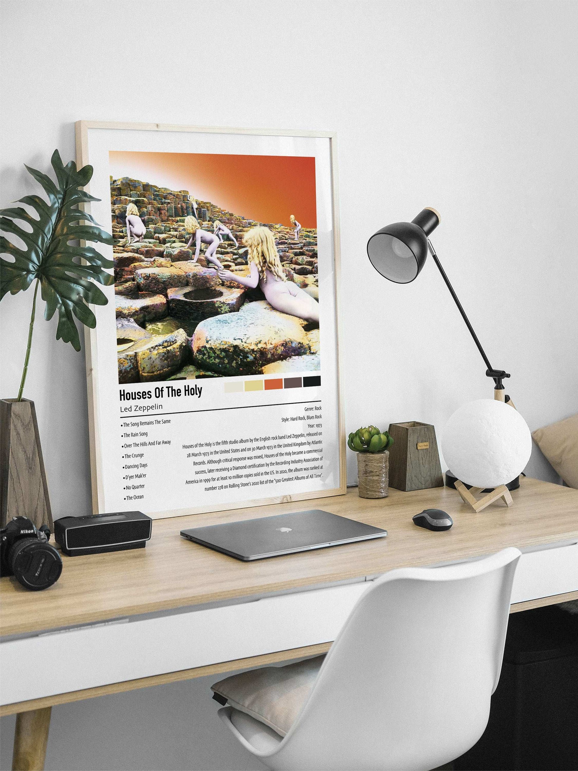 Led Zeppelin | House Of The Holy | Custom Album Cover Poster Print