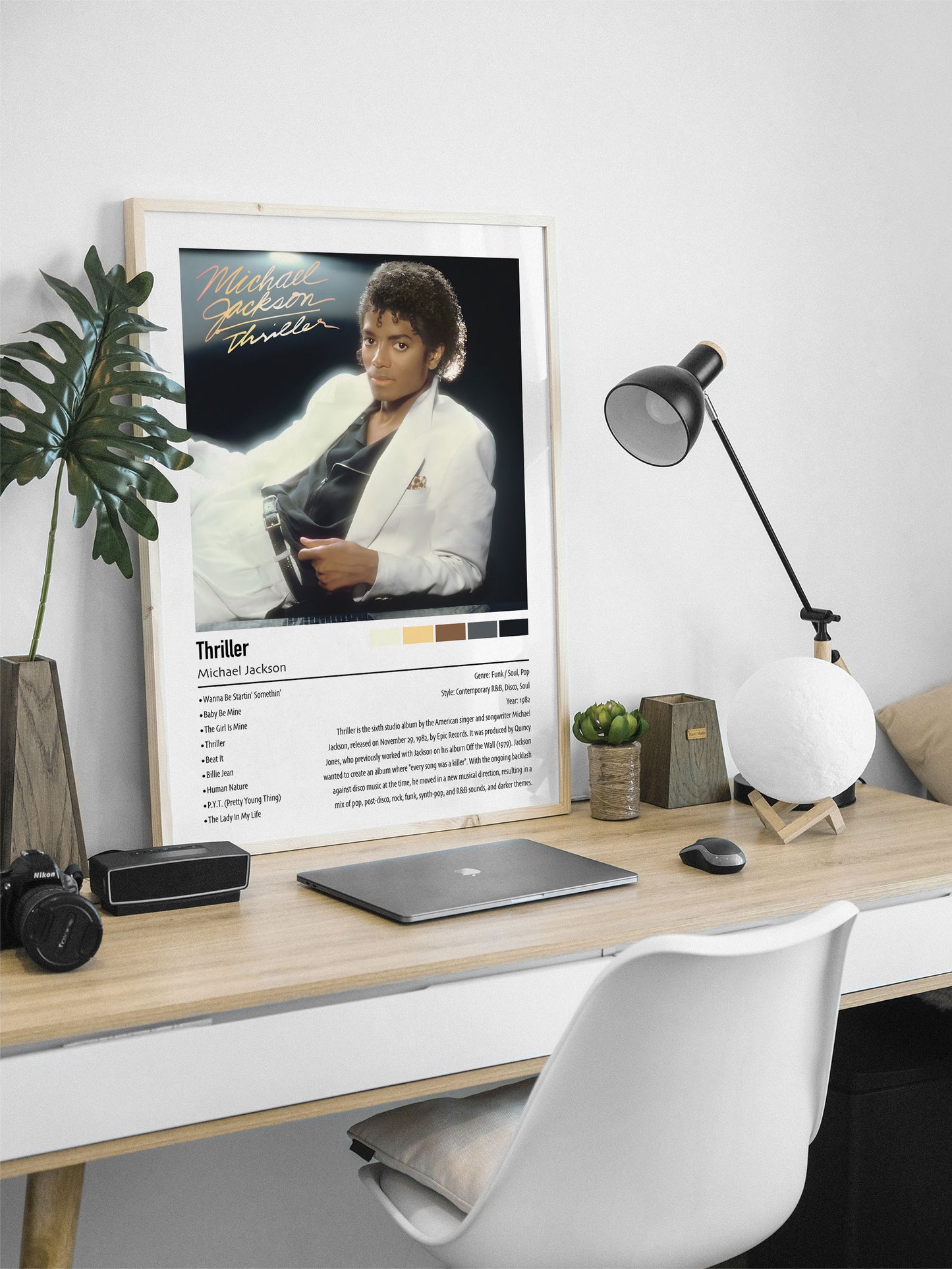 Micheal Jackson | Thriller | Custom Album Cover Poster Print