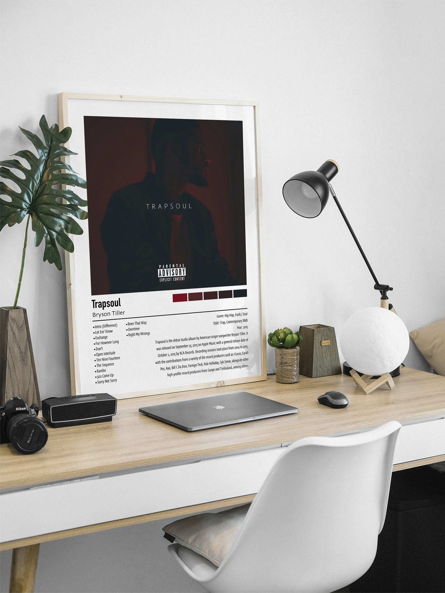 Bryson Tiller | Trapsoul | Custom Album Cover Poster Print