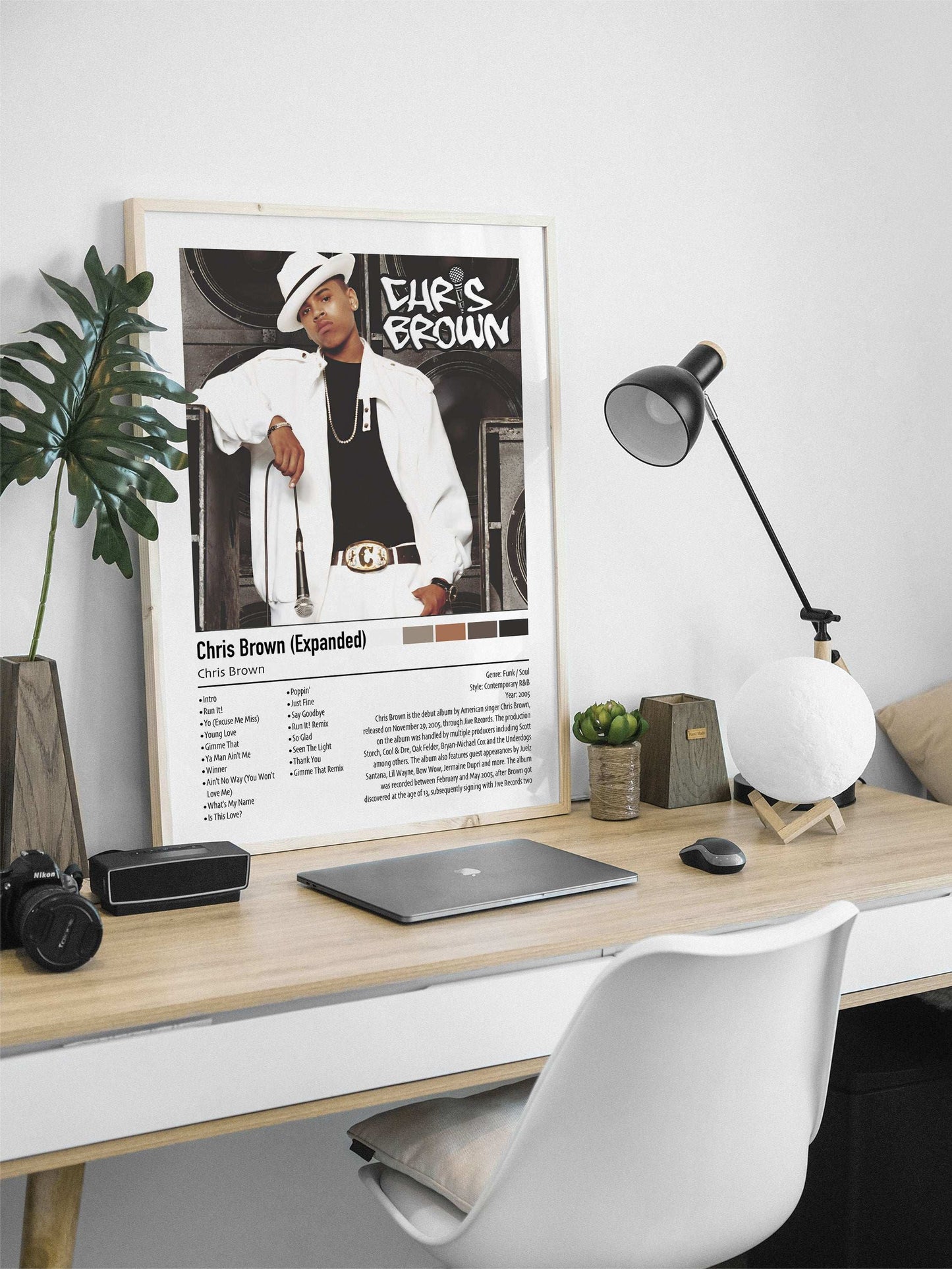 Chris Brown | Chris Brown (Expanded) | Custom Album Cover Poster Print