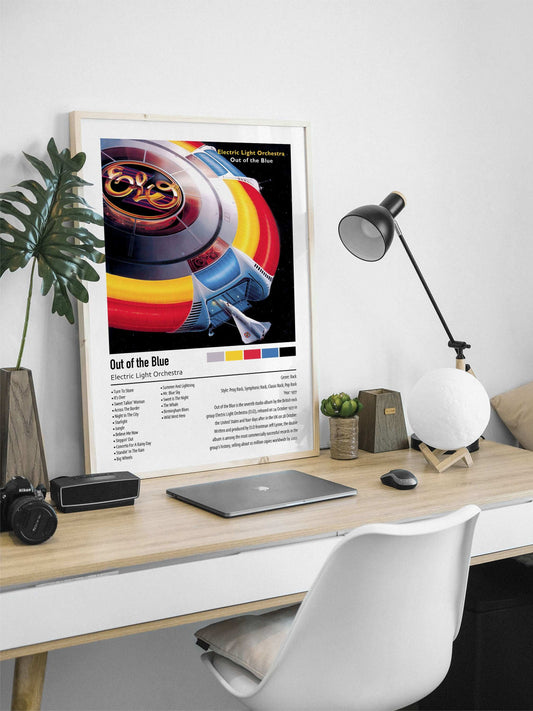 Electric Light Orchestra | Out of the Blue | Custom Album Cover Poster Print