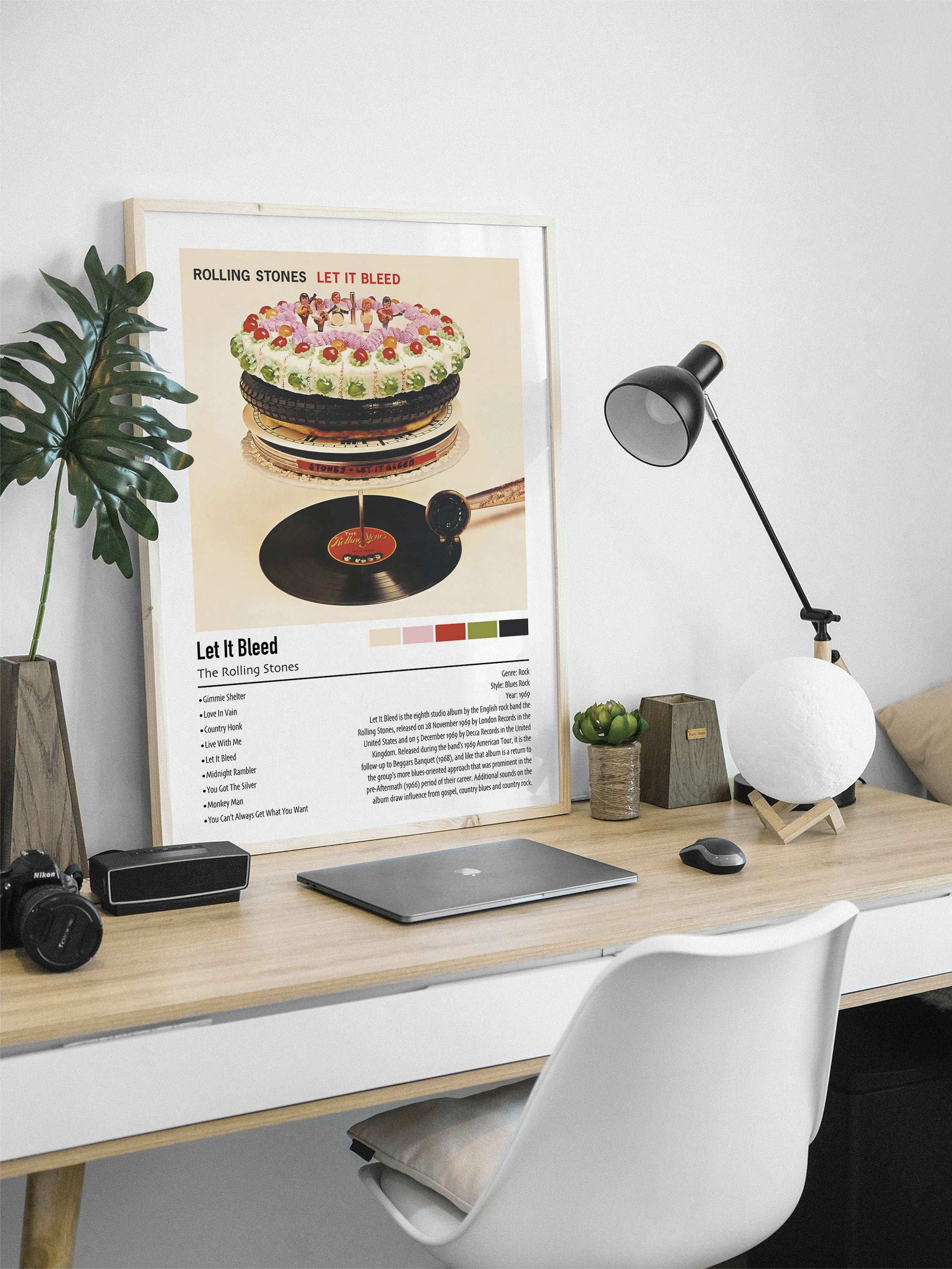 The Rolling Stones | Let It Bleed | Custom Album Cover Poster Print