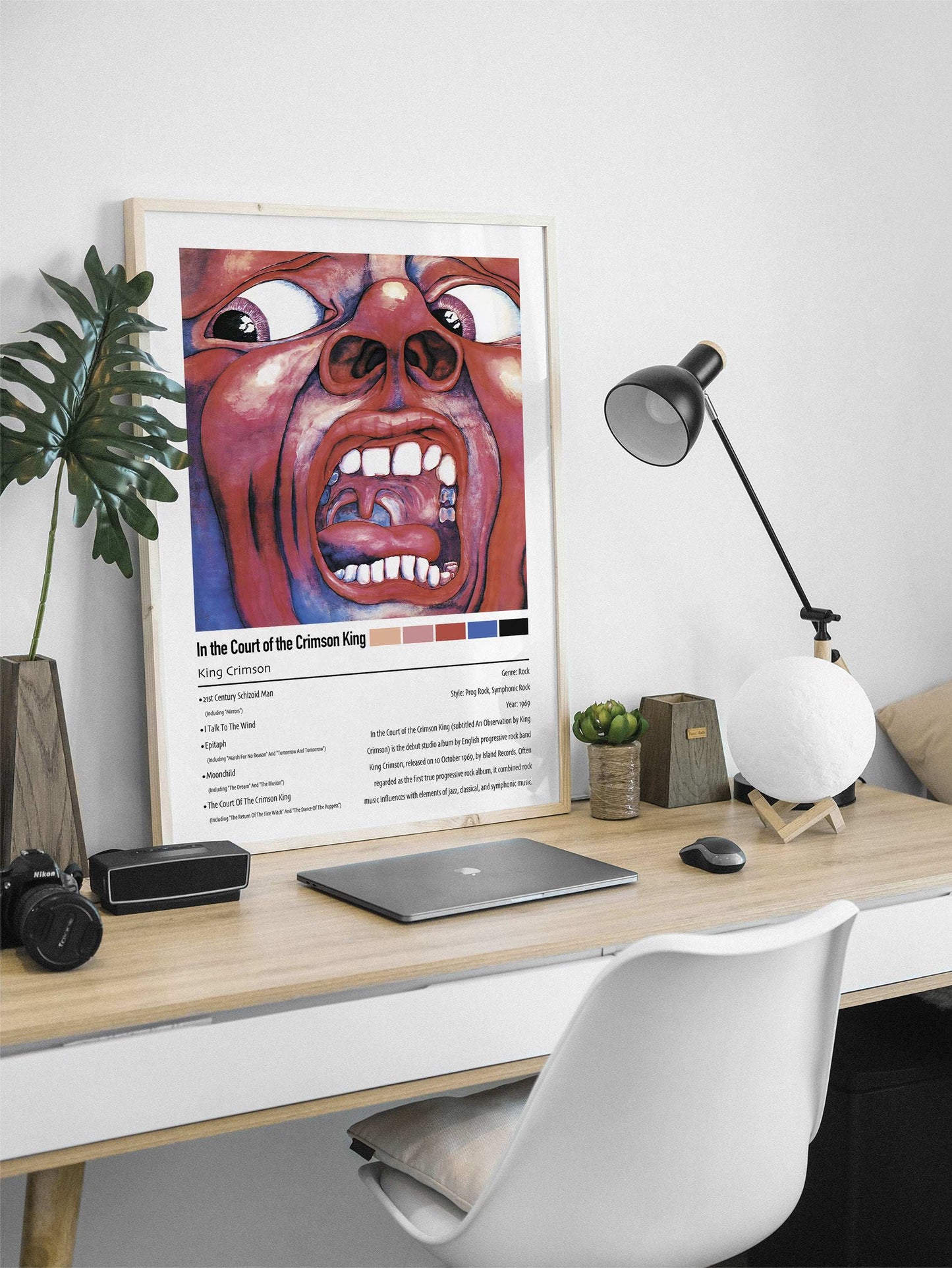 King Crimson |  In the Court of the Crimson King | Custom Album Cover Poster Print