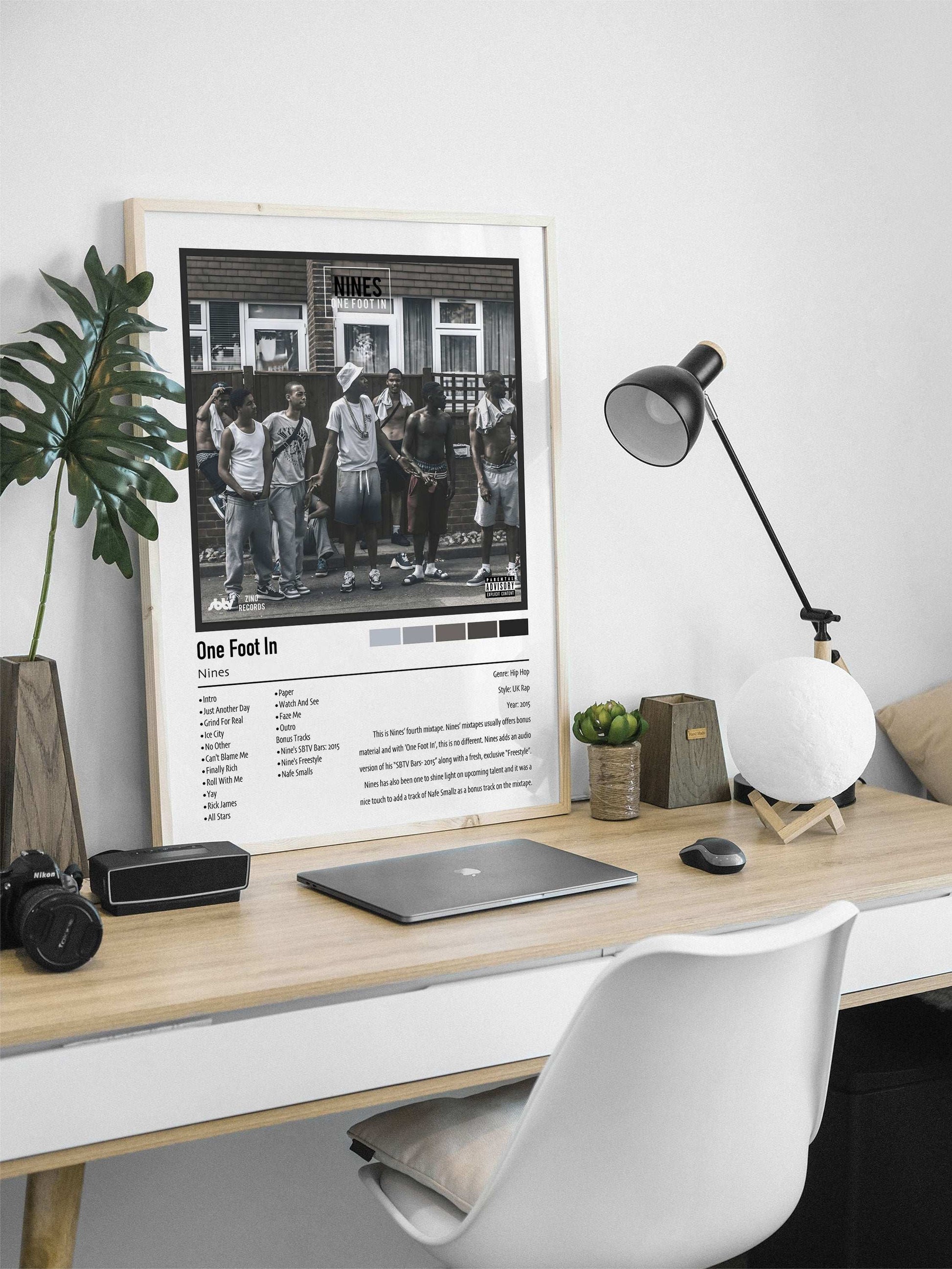 Nines | One Foot In | Custom Album Cover Poster Print