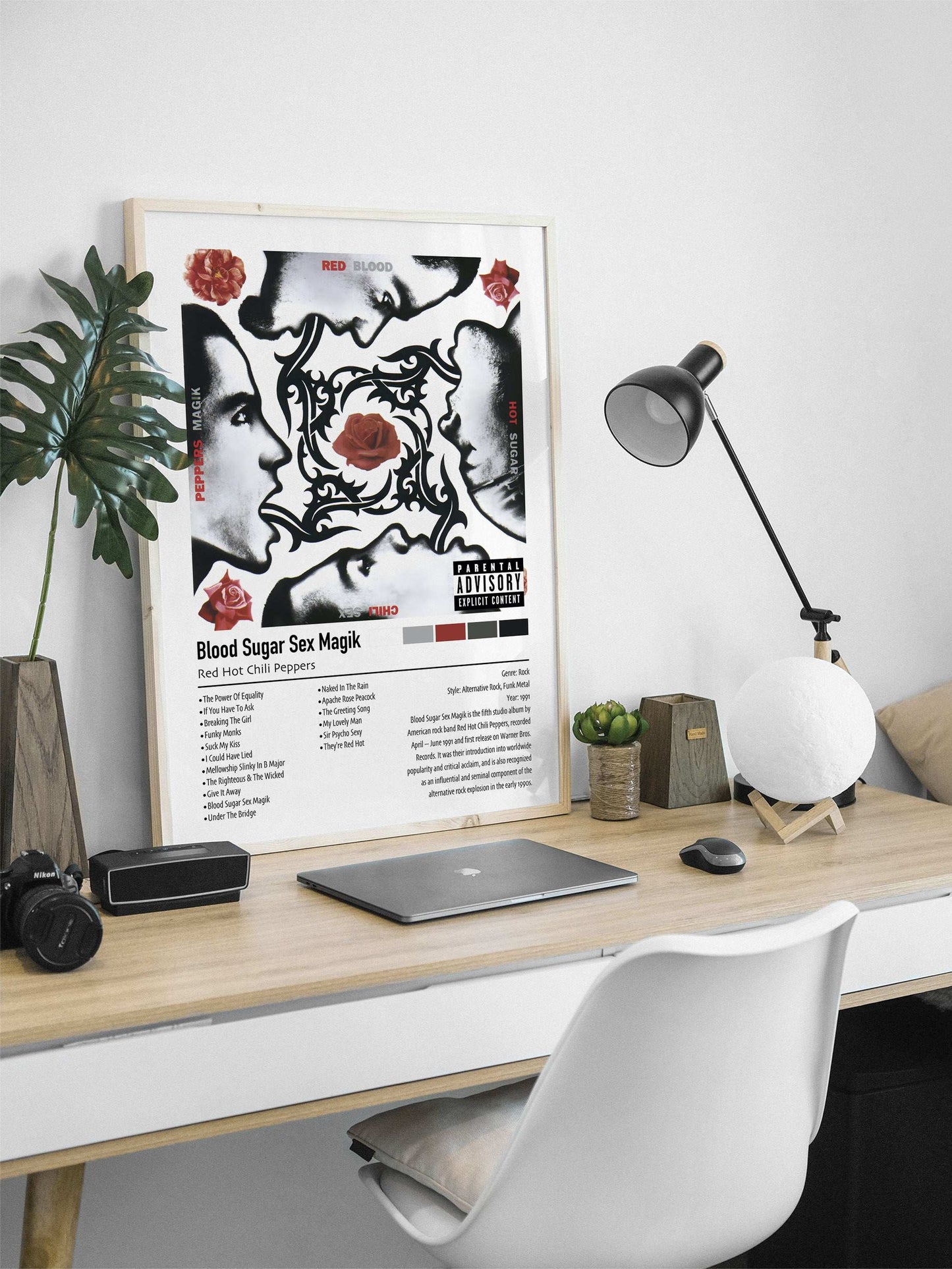 Red Hot Chill Peppers | Blood Sugar Sex Magik | Custom Album Cover Poster Print