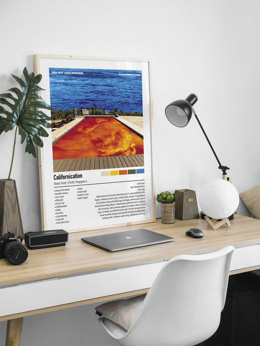 Red Hot Chilli Peppers | Californication | Custom Album Cover Poster Print