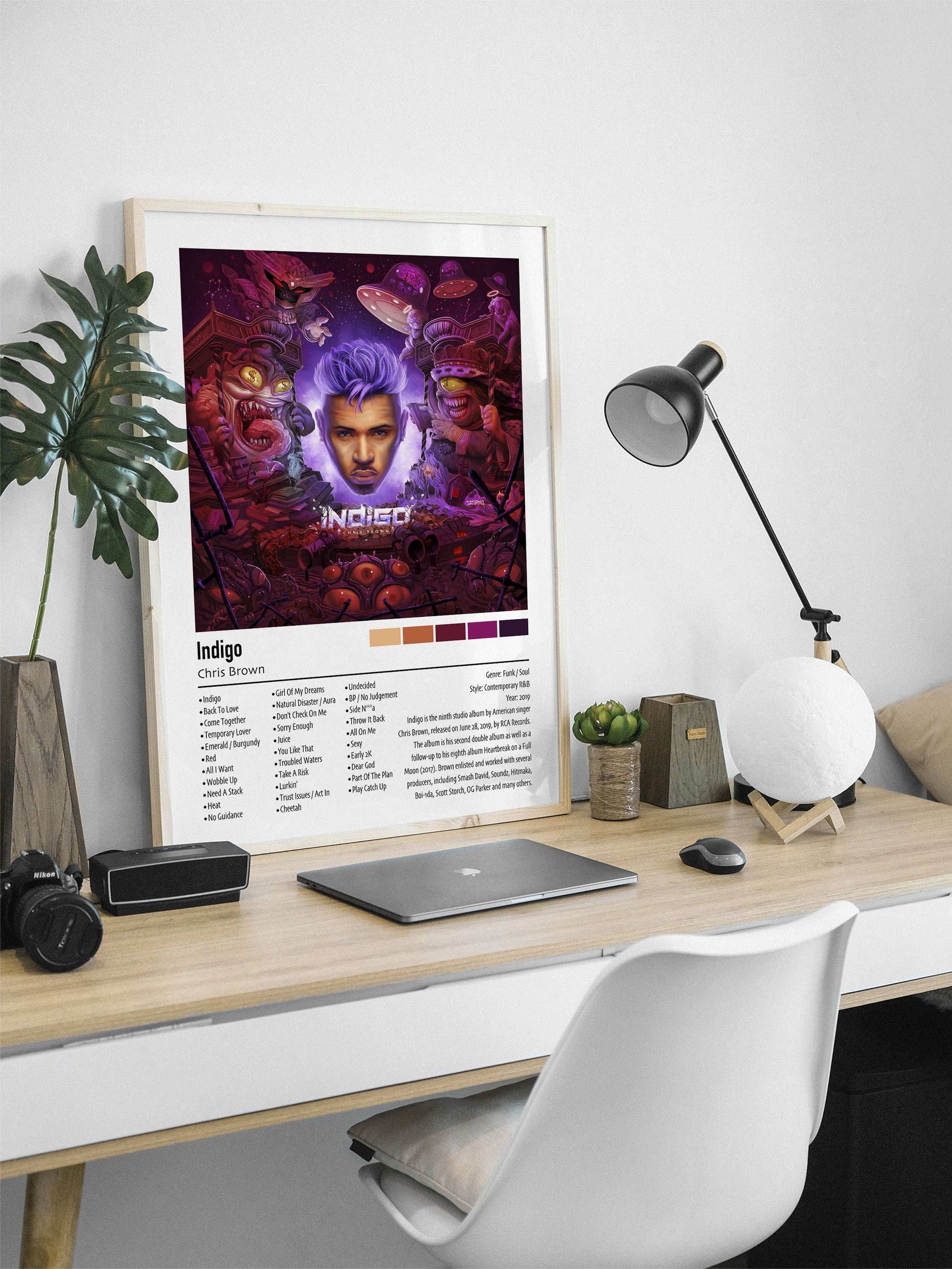Chris Brown | Indigo | Custom Album Cover Poster Print