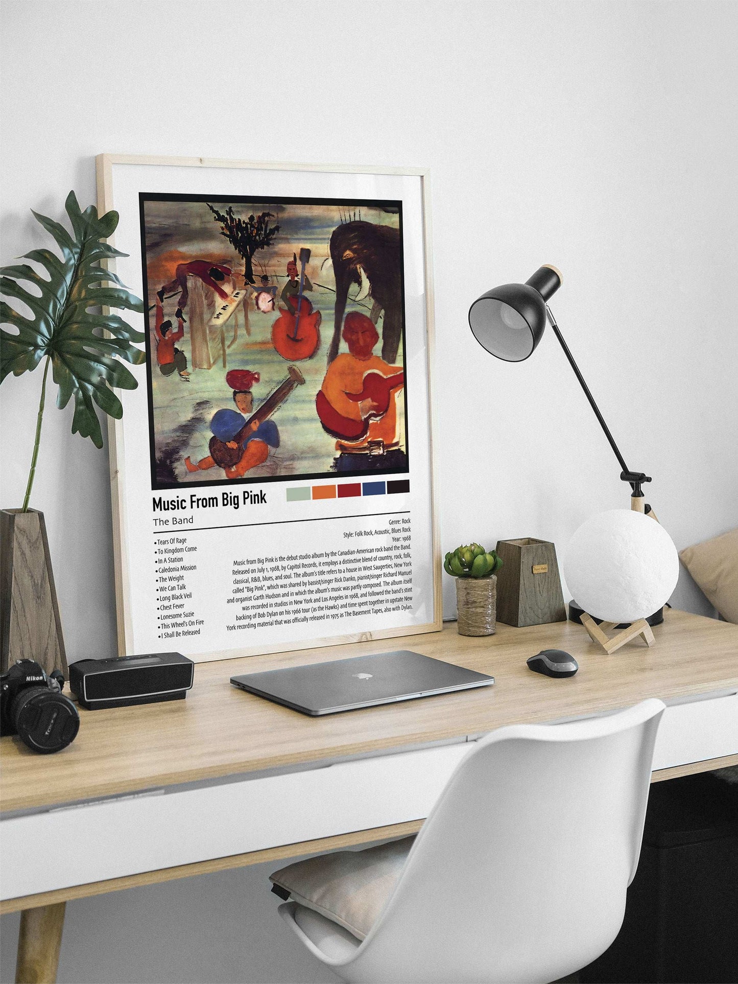 The Band | Music From Big Pink | Custom Album Cover Poster Print