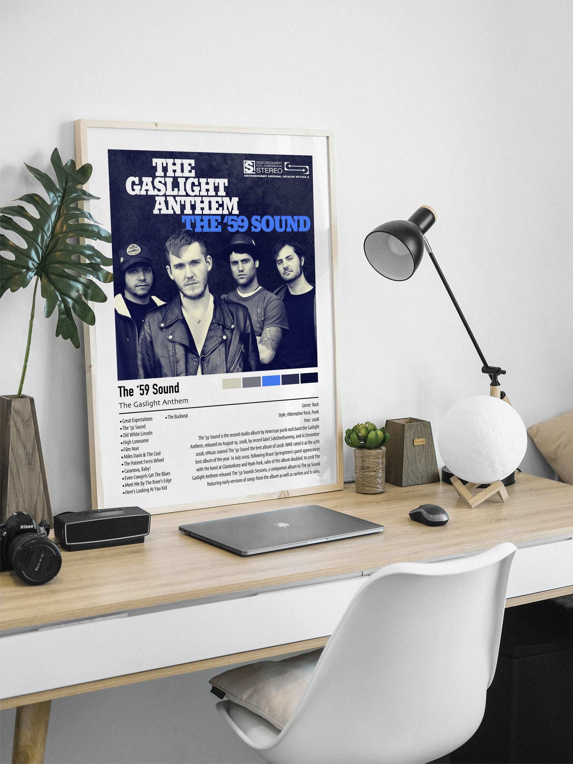 The Gaslight Anthem | The '59 Sound | Custom Album Cover Poster Print