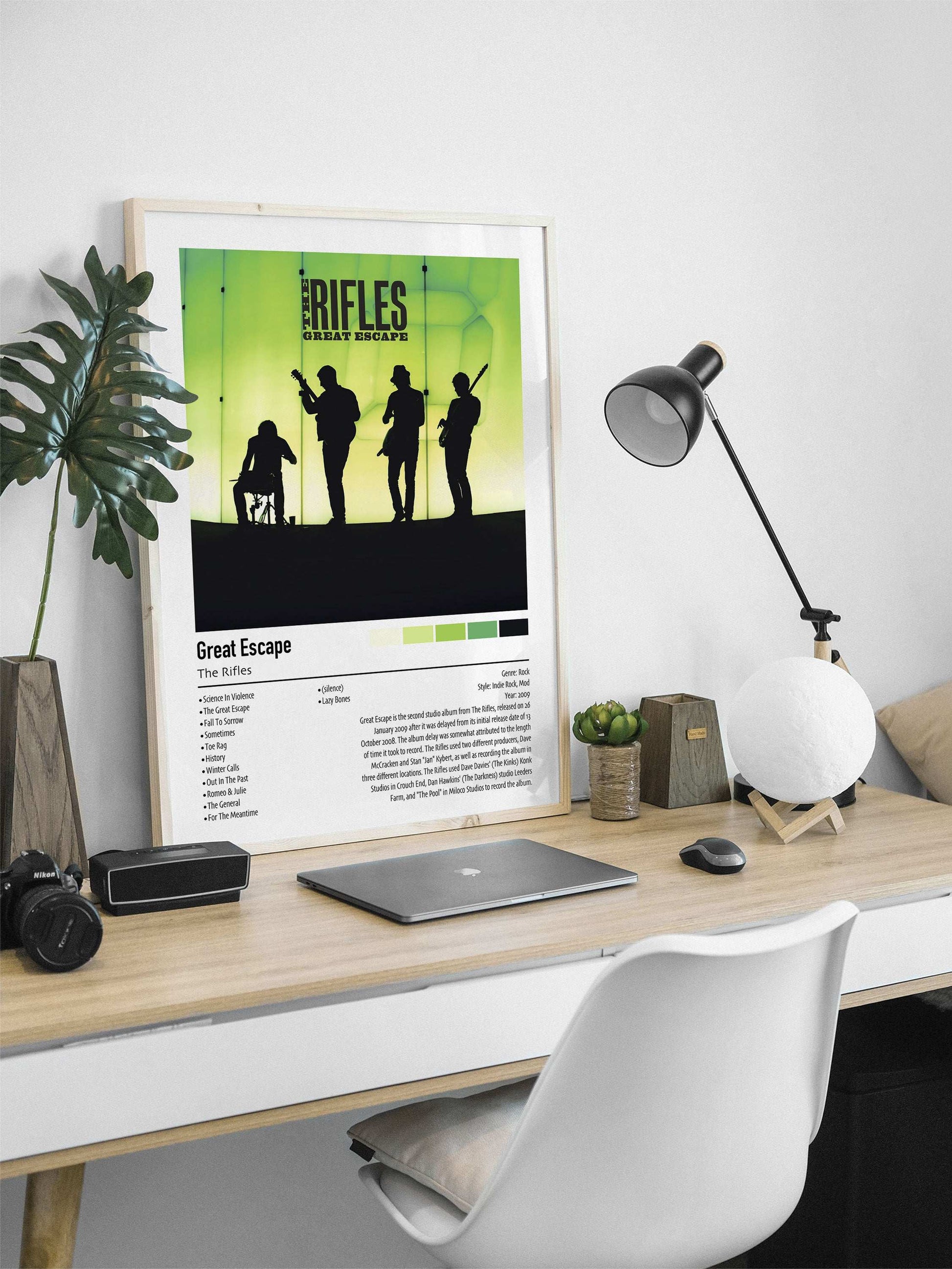 The Rifles | Great Escape | Custom Album Cover Poster Print