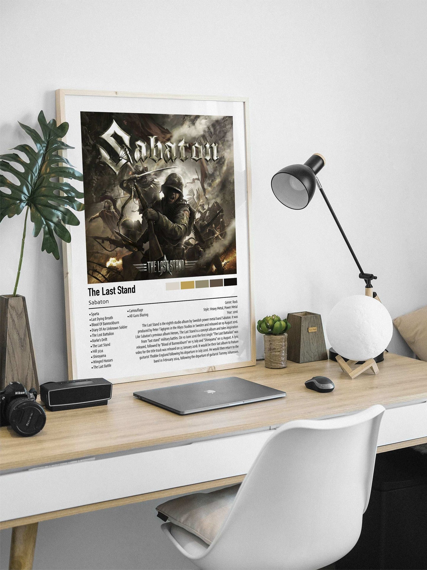 Sabaton | The Last Stand | Custom Album Cover Poster Print