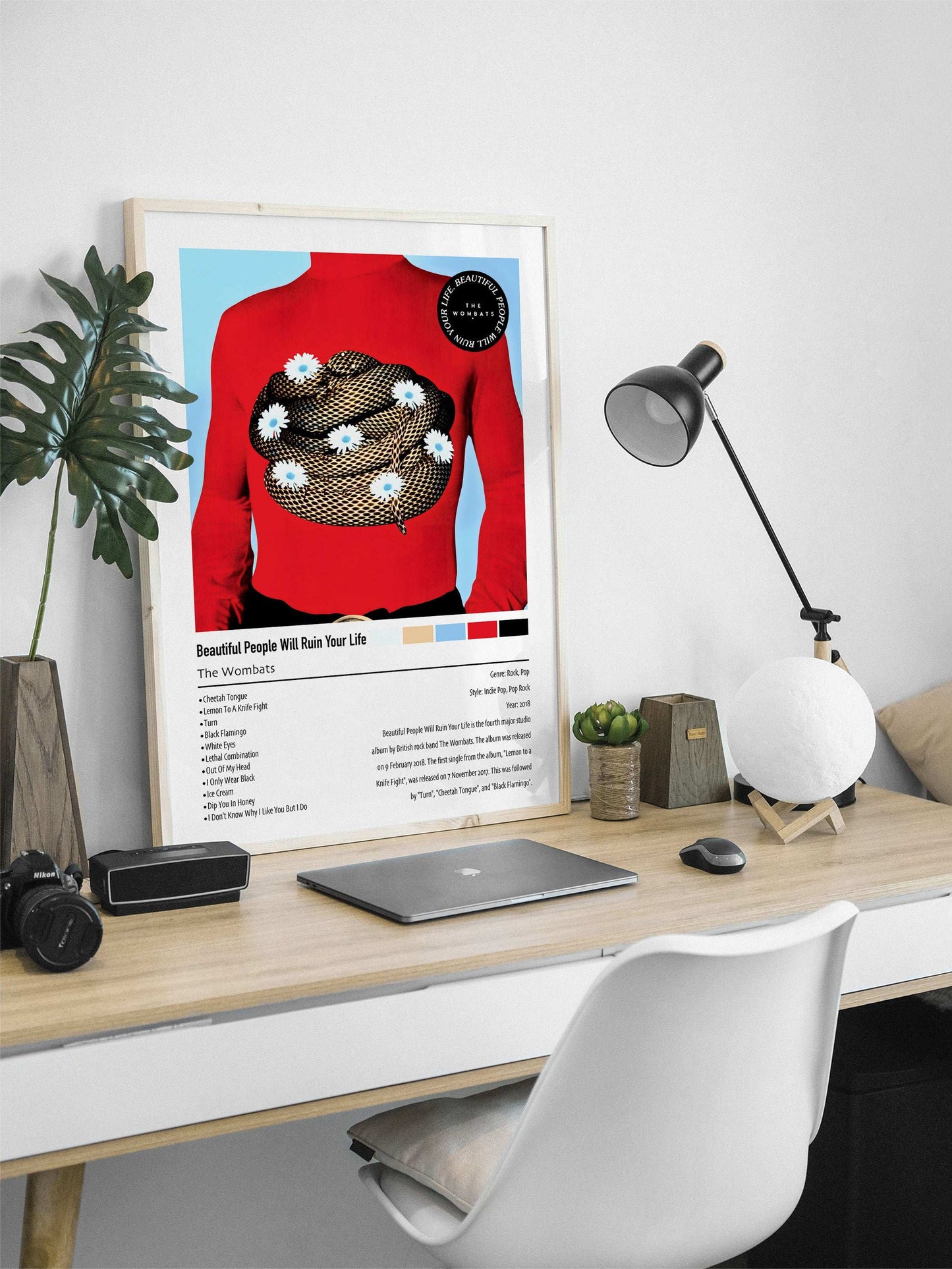 The Wombats | Beautiful People Will Ruin Your Life | Custom Album Cover Poster Print