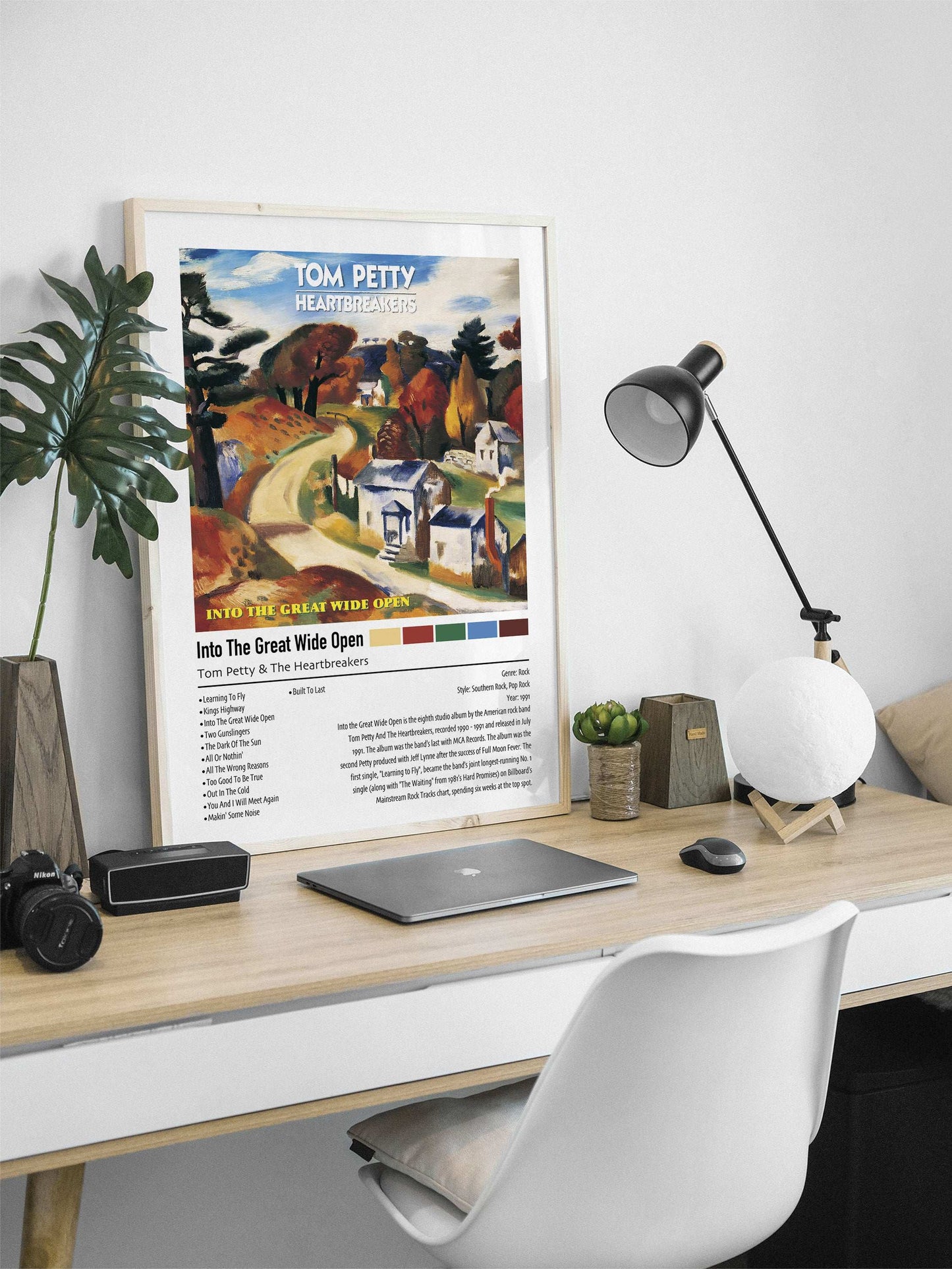 Tom Petty & The Heartbreakers | Into The Great Wide Open | Custom Album Cover Poster Print