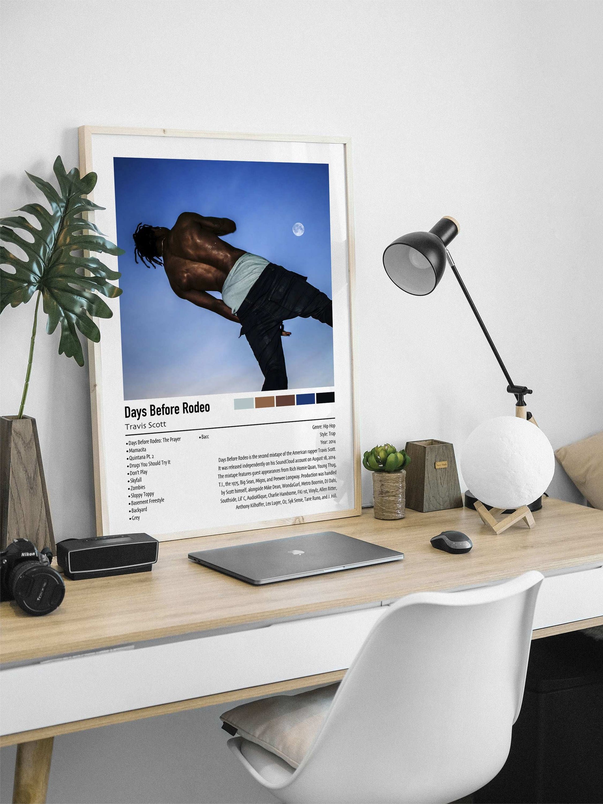 Travis Scott | Days Before Rodeo | Custom Album Cover Poster Print