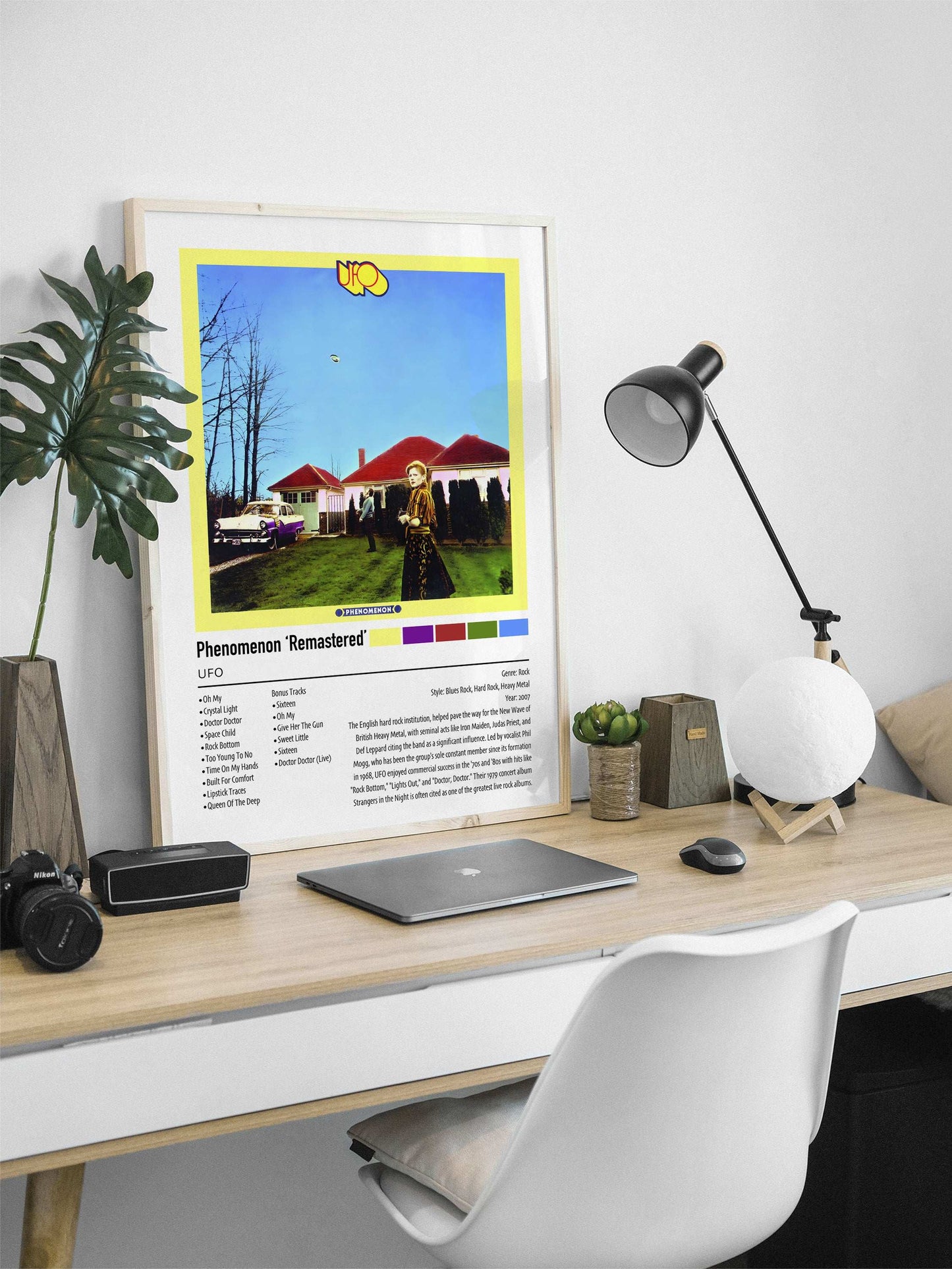 UFO | Phenomenon 'Remastered' | Custom Album Cover Poster Print